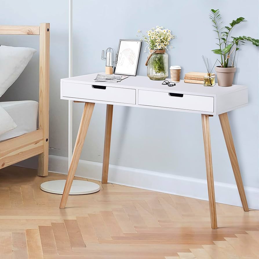 Amazon.com: ZENY Small Computer Desk 39in Modern Writing